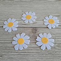 Квітка ромашки з фетру 7 см