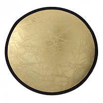 Фотовідбивач рефлектор 40 см Perfect Reflector 2 в 1 Gold/Silver, фото 3