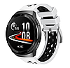 Силіконовий ремінець Primo Perfor Classiс для смарт годинника Huawei Watch GT 2e - White/Black, фото 3
