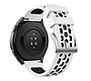 Силіконовий ремінець Primo Perfor Classiс для смарт годинника Huawei Watch GT 2e - White/Black, фото 4