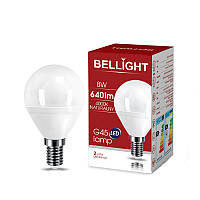 Лампа светодиодная LED G45 220V/8W E14 4000K