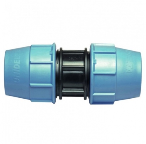 Муфта ПЭ 50х50 соединительная компрессионная, Unidelta, цена 195 грн ...