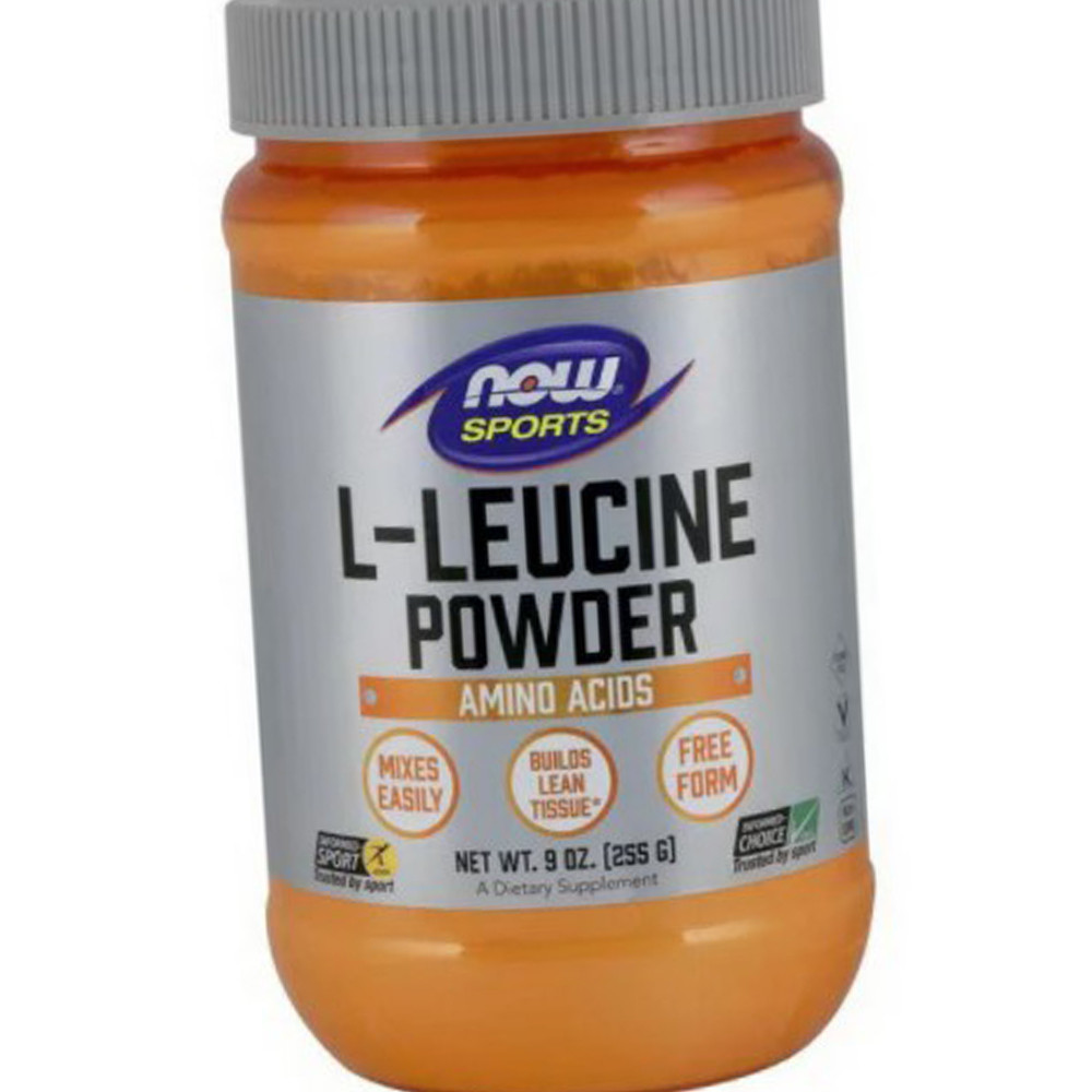 Л-лейцин NOW L-Leucine 255 г, фото 1