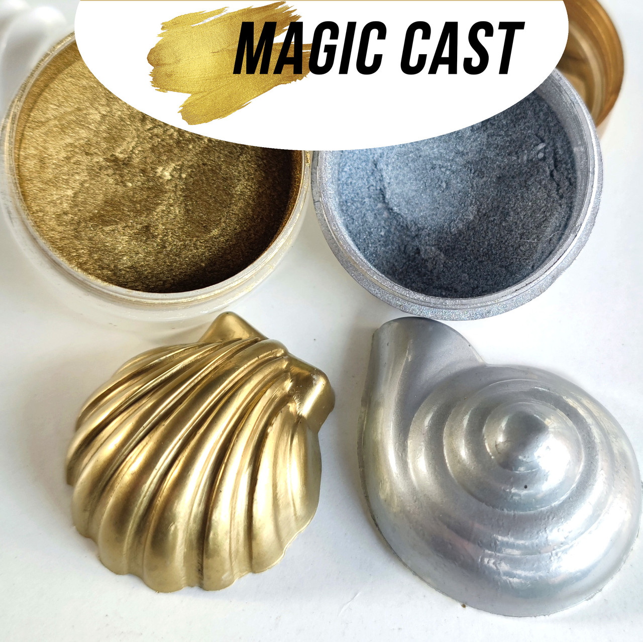 Magic Cast металізований пігмент для поліуретанів. Колір Classic Gold. Дуже дрібна фракція