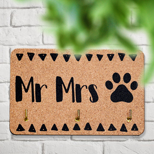 Ключниця настінна Mr Mrs 10x15 см (KEDL_21S010), фото 1