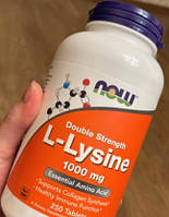 L-Лизин 1000 Now Foods L-Lysine 1000 mg 250 таблеток Аминокислоты