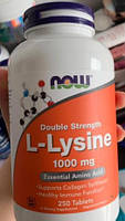 Л-карнітин NOW L-Lysine 1000 mg 250 таблеток