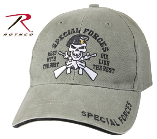 Бейсболка чоловіча Rotcho спецназ олива profile special forces США
