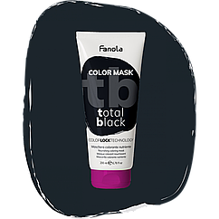 Тонуюча маска для живлення і зволоження Виключно Чорна Fanola Color Mask Total Black 200 мл