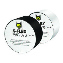 Стрічка ізоляційна K-FLEX PVC 50х25 АТ 070 black чорна ізоляційна стрічка