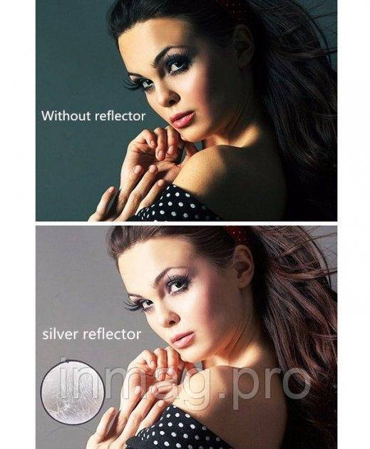 Отражатель, рефлектор Alitek Reflector 2 в 1 Gold/Silver (40 см) - фото 8 - id-p1473369707