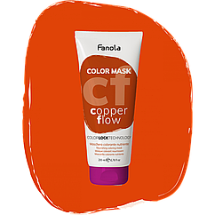 Тонуюча маска для живлення і зволоження Мідний Потік Fanola Color Mask Copper Flow 200 мл