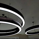 Кільцевий Світильник з алюмінієвого LED профілю 600 мм 45W, фото 8