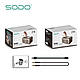Портативна колонка SODO Z16 Bluetooth 28x16 см., Розове золото, фото 3