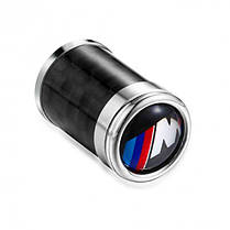 Ковпачки на ніпель з логотипом BMW M Alitek Premium Carbon Silver БМВ М (4 шт), фото 3