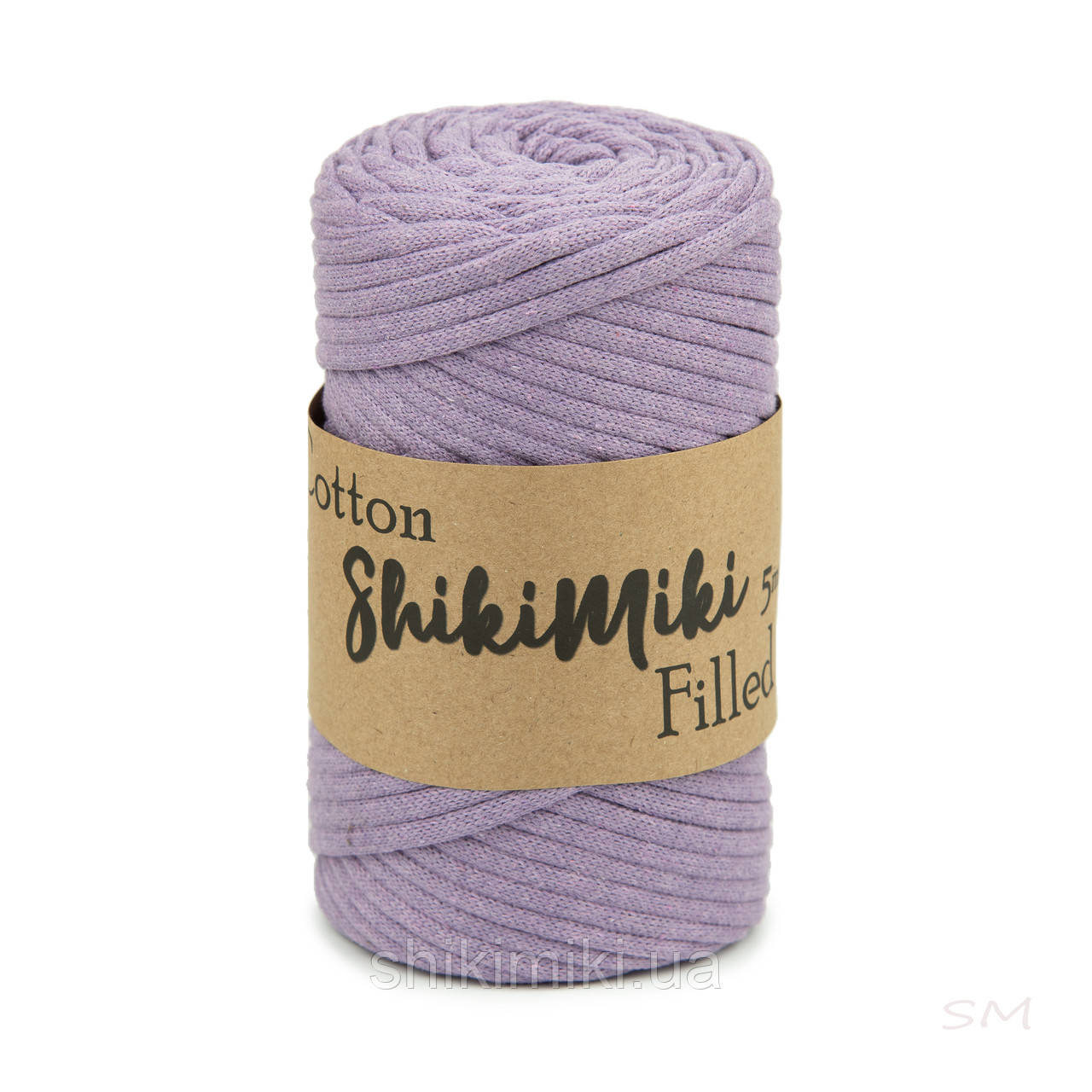 Трикотажний бавовняний шнур Cotton Filled 5 мм, колір Блакитний