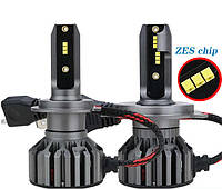 Комплект LED ламп 2 шт. Цоколь H4 HEAD LIGHT ZES 60W 12000LM 12V 6500K с вентиляторами