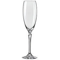 Набор фужеров для шампанского стеклянных Bohemia Lilly 220 мл 6 шт (6463)