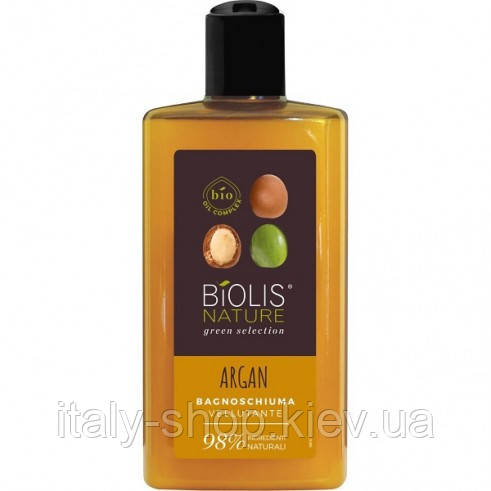 BIOLIS NATURE - 98% натуральні інгредієнти! Гель для душу Argan Vellutante. 400 мл, Італія