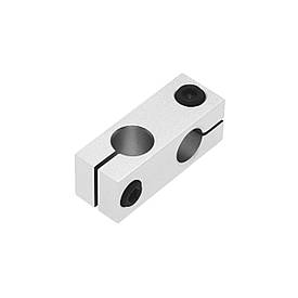 Хрестоподібний з'єднувач для циліндричних валів діаметром 10 мм СС10х10, хрестовий затискач кронштейн