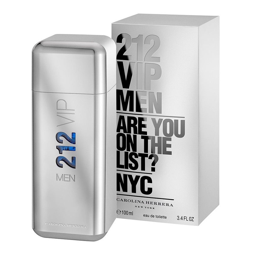 Туалетна вода чоловіча CAROLINA HERRERA 212 Vip Men Are You On The List 100 мл