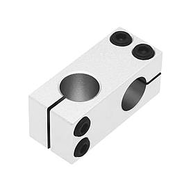 Хрестоподібний з'єднувач для циліндричних валів діаметром 20 мм СС20х20, хрестовий затискач кронштейн