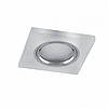 Вбудований світлодіодний світильник (точковий) Feron CD8170 з LED підсвіткою квадратний білий матовий, фото 3