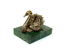 Статуетка Лебідь з бронзи - ексклюзивний подарунок, фото 2