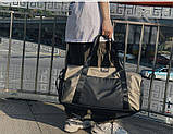 Спортивна Сумка дорожня велика сіра, фото 2