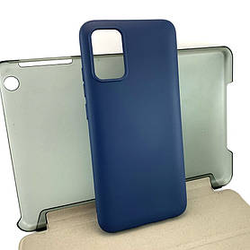 Samsung Galaxy A02s, A025 чохол накладка Soft Case Full силіконовий протиударний синій