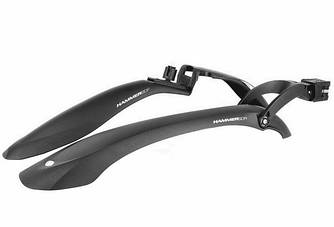 Комплект крил 24 "-29" SIMPLA Hammer 2 SDE, SPEEDstrap швидкознімне кріплення, чорні з білими вставками