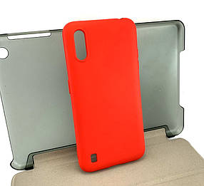 Чохол для Samsung A01, A015 накладка Soft Case Full силіконовий покриття софт червоний