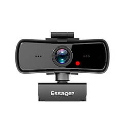 USB-вебкамера Essager C3 2K 2560х1440 з мікрофоном, широкий кут огляду 150 градусів
