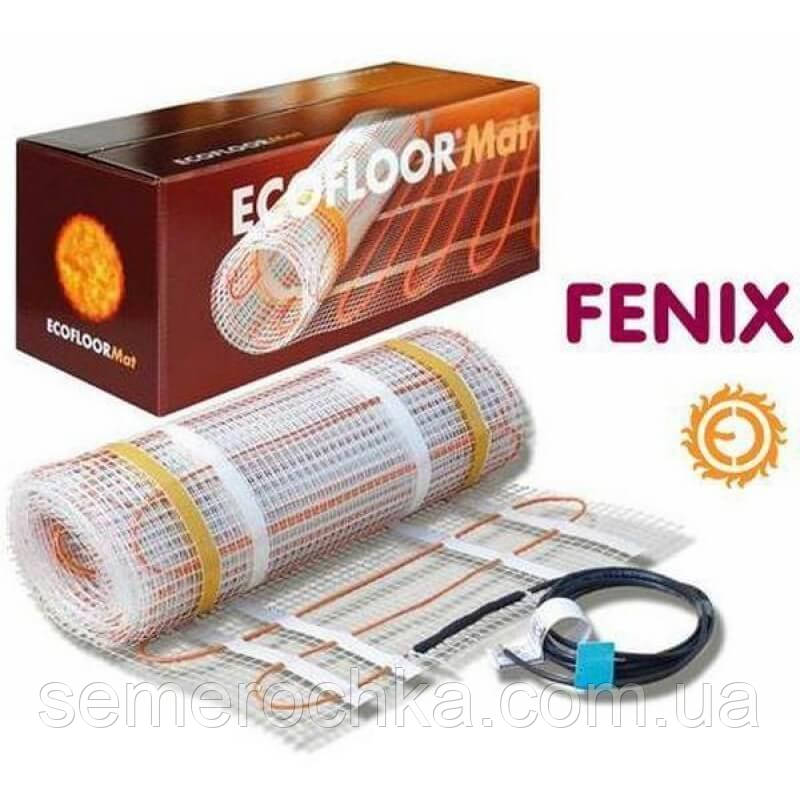 Нагрівальний мат двожильний Fenix LDTS 160 (1,6 м2 / 260 Вт) у плитковий клей для теплої підлоги