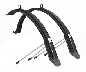 Комплект крил 28" SIMPLA Ubiquit SDS 45mm, з бризковиками, чорні