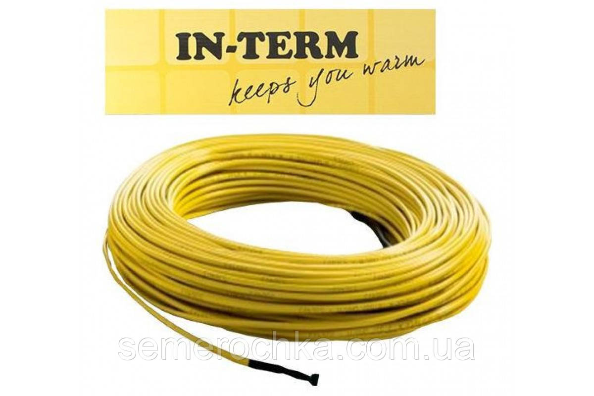 Тепла підлога кабельна IN-THERM 1580 Вт / 79 м (11,9 м2) в клей або в стяжку