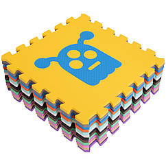 Дитячий килимок пазл космос Zelart Baby Play Mat 3551 12 елементів 120х90 см