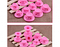 Бігуді силіконові Magic Curler "грибочки" у наборі 10 шт. рожеві, фото 5