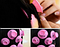 Бігуді силіконові Magic Curler "грибочки" у наборі 10 шт. рожеві, фото 6