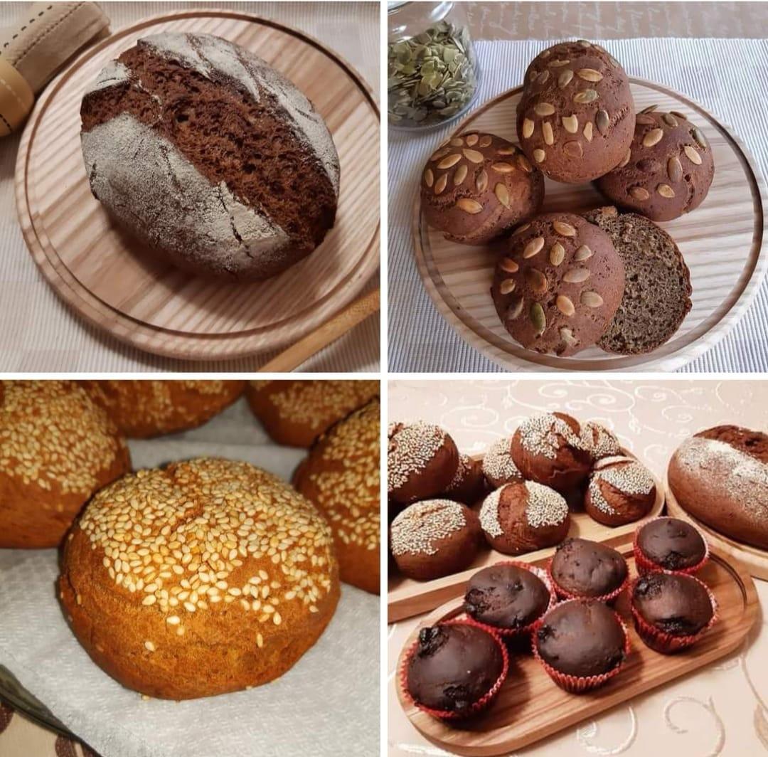 Хлеб булочки ,без глютена, без лактозы,без сахара