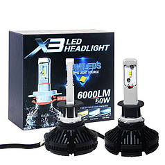 Комплект автомобільних Led ламп X3 H11 194520