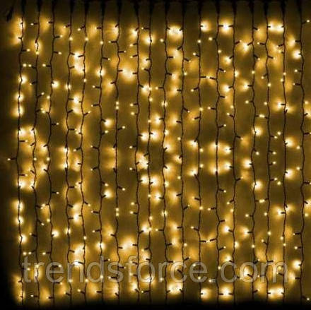 Гірлянда штора вулиця 200LED (RD-099) 2m2m, Колір ламп-Теплий 194649