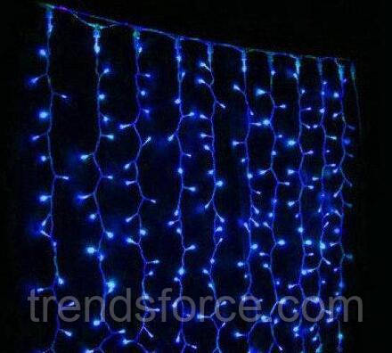 Гірлянда штора вулиця 200LED (RD-100) 2m2m Колір ламп-Синій 7651