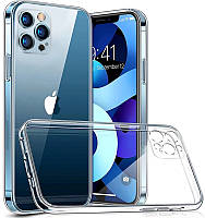 Прозрачный Чехол MultiCam iPhone 12 Pro Max (ультратонкий силиконовый) (Айфон 12 Про Макс)
