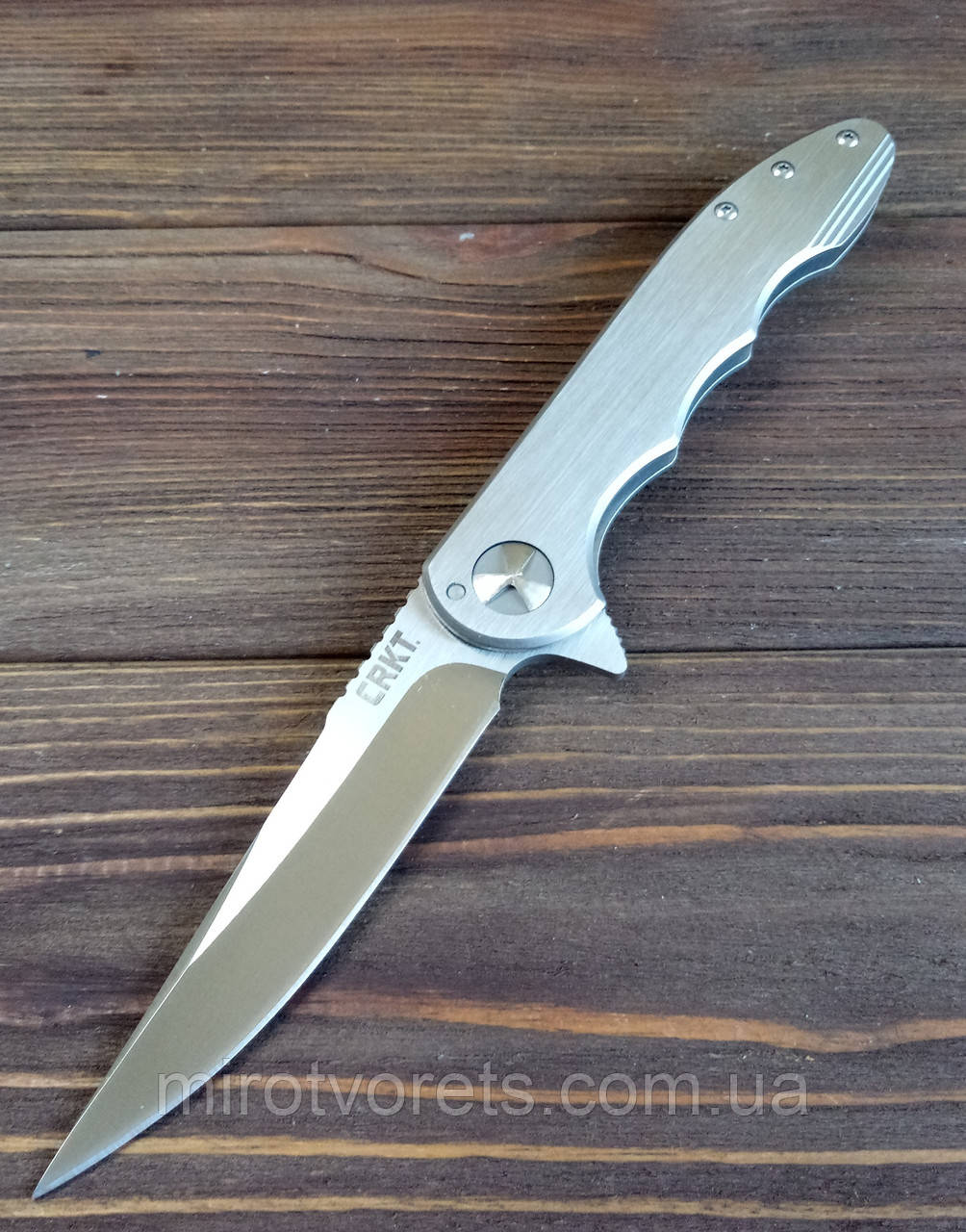 Уцінка. Ніж складной CRKT Up and At Em Framelock 7076, підшипник