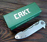 Уцінка. Ніж складной CRKT Up and At Em Framelock 7076, підшипник, фото 4
