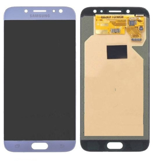 Дисплей Samsung J7 2017/J730, голубой, с тачскрином, OLED