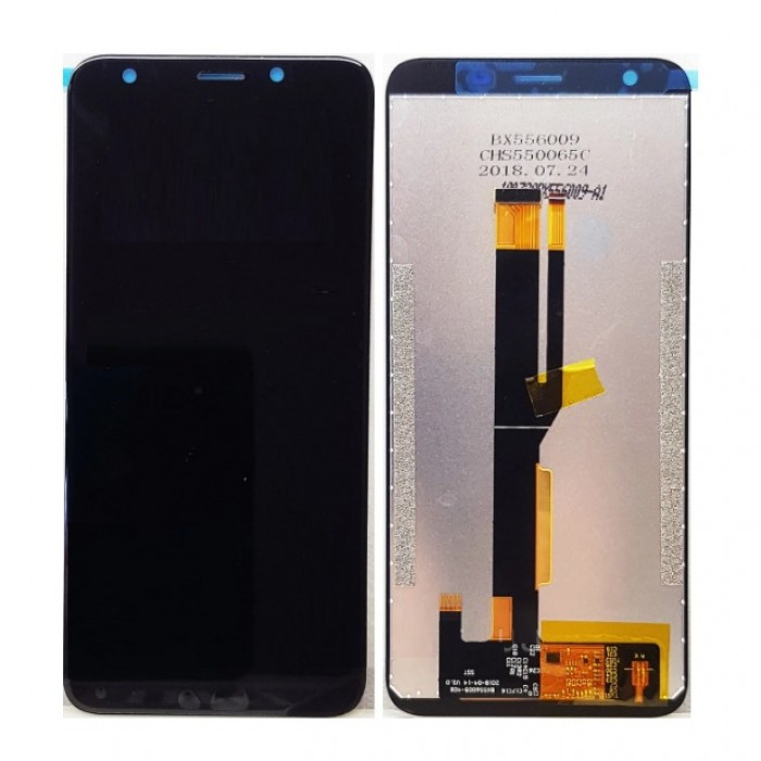 Дисплей Ulefone T2/T2 Pro, чорний, з тачскрином, ORIG