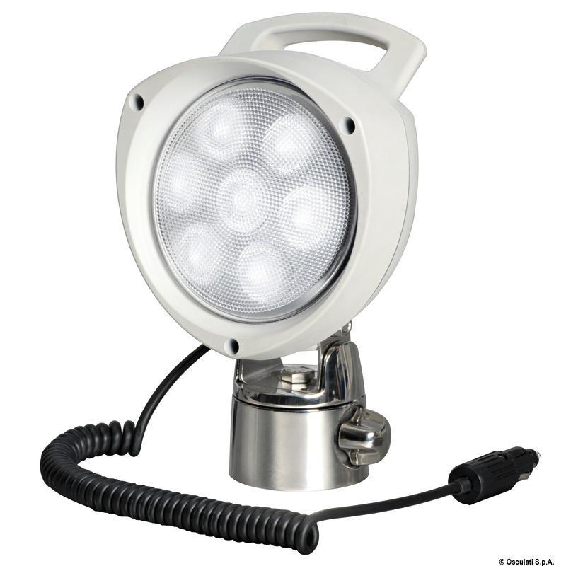Прожектор світлодіодний 7х3W, 12 / 24V, шарнірне кріплення 13.235.10