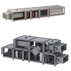 Припливні або припливно-витяжні складальні модульні установки FAS